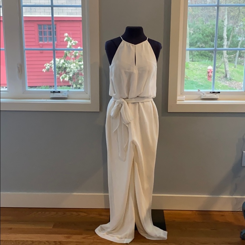 Donna Morgan Off White Jumpsuit